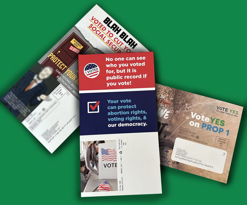 Medium Postcard - Balancing size and content, an effective choice for political campaign messaging